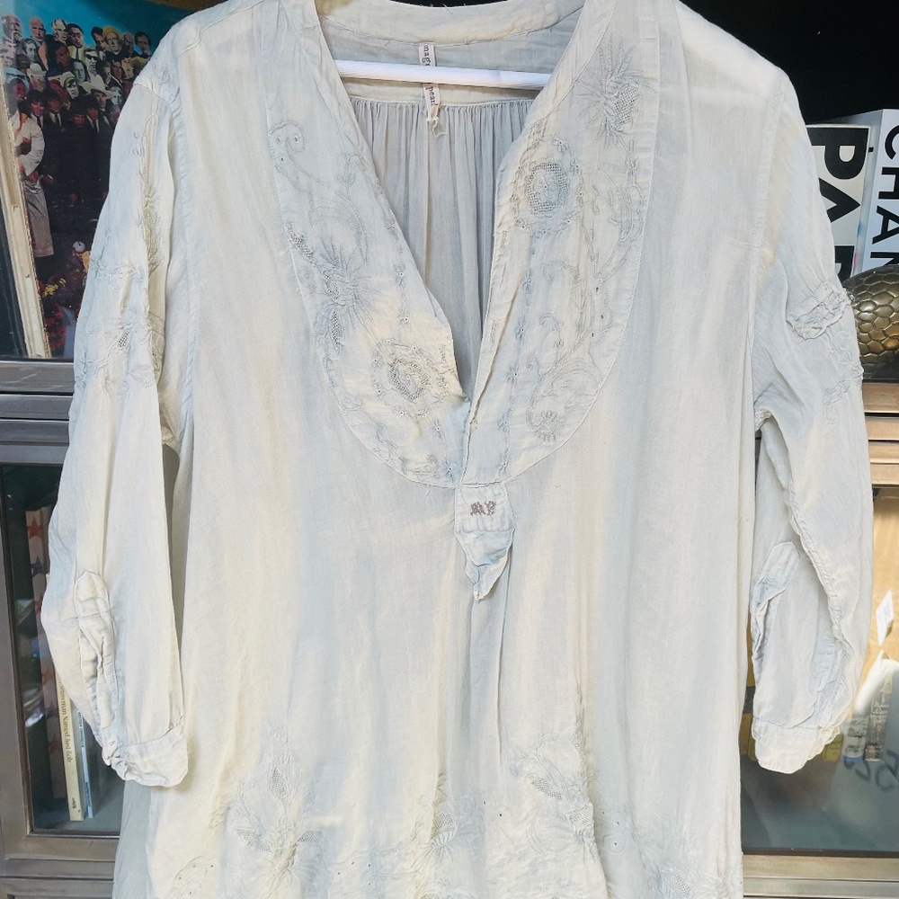 SOLD - Magnolia Pearl “Ines” silk shirt - NWT